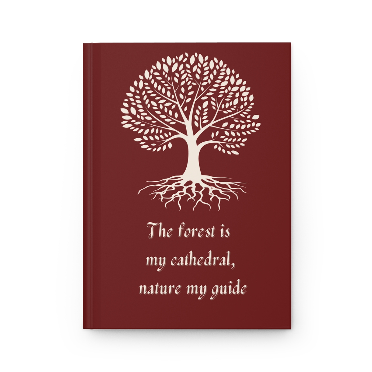 Forest Cathedral (Red) – Hardcover Journal