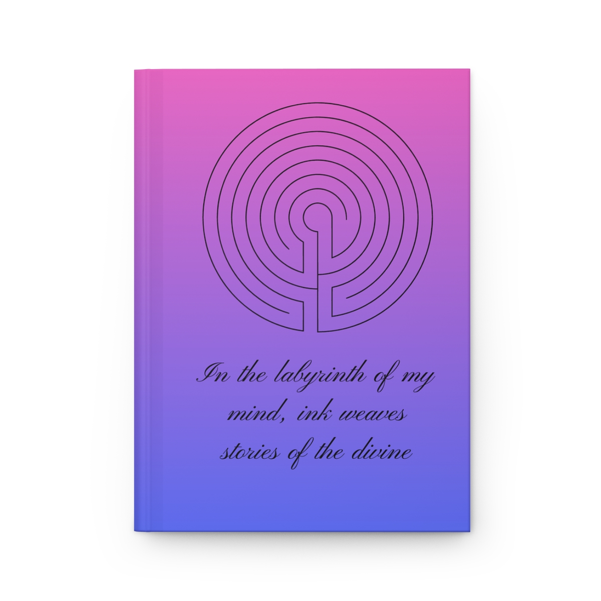 Labyrinth (Pink & Blue) – Hardcover Journal